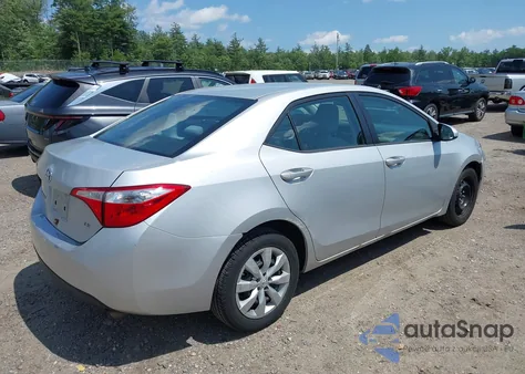 2015 Toyota Corolla Le z USA, uszkodzony, nr VIN 2T1BURHE7FC371575